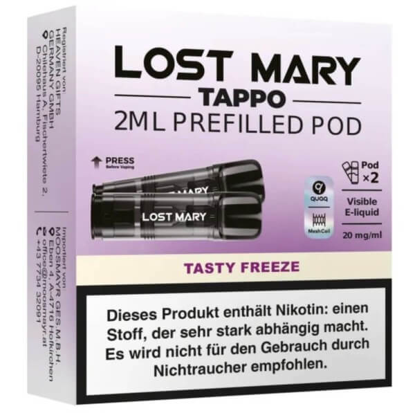 Tappo "Tasty Freeze" Pod´s | 2 Stk.