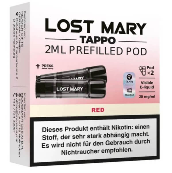 Tappo "Red" Pod´s | 2 Stk.