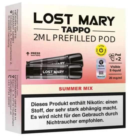 Tappo Summer Mix Pod´s | 2 Stk.